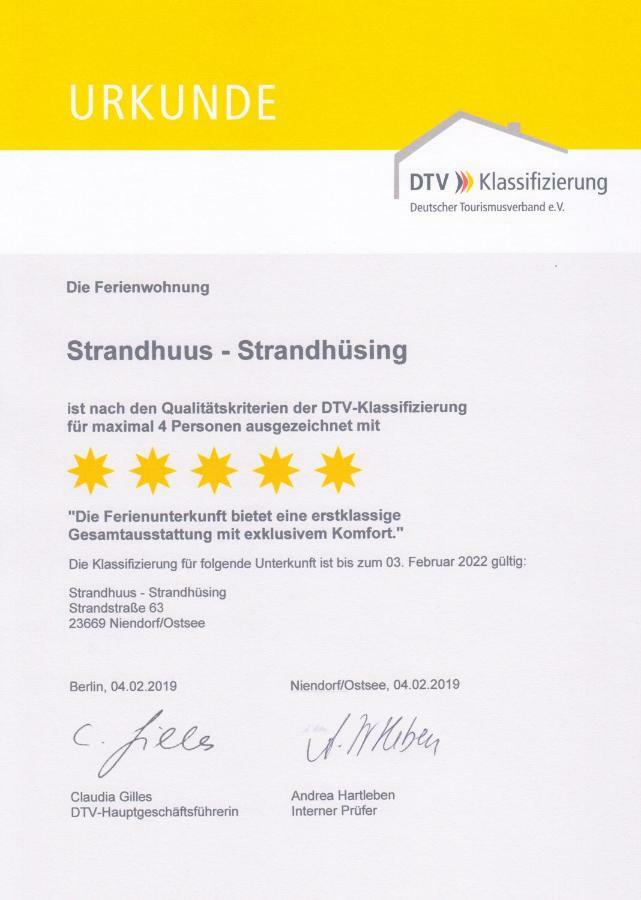 Strandhuus - Urlaub Aan De Ostsee 蒂门多弗施特兰德 外观 照片